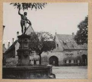 Augsburg, Brunnen der Fuggerei