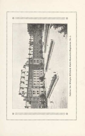 Kaserne des Königin Elisabeth Garde-Grenadier-Regiments Nr. 5