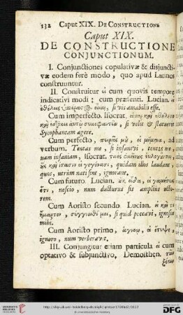 Caput XIX: De constructione conjunctionum