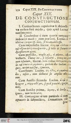 Caput XIX: De constructione conjunctionum