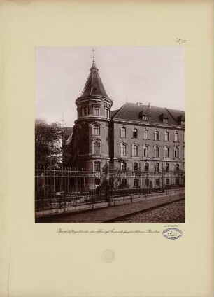Geschäftsgebäude der Eisenbahndirektion, Berlin: Eckansicht