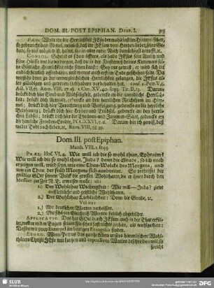 Dom. III. post Epiphan. Matth. VIII, I. seqq.