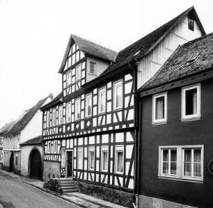 Fachwerkwohnhaus; Babenhausen, Schloßgasse 21