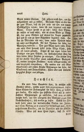 Heuchler. - Hofprediger.