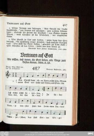 Vertrauen auf Gott