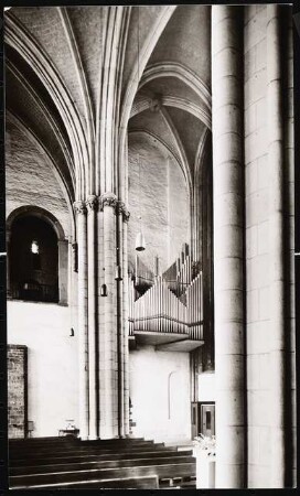 Dom, Minden Wiederaufbau: Innenraum, Blick auf die Orgel