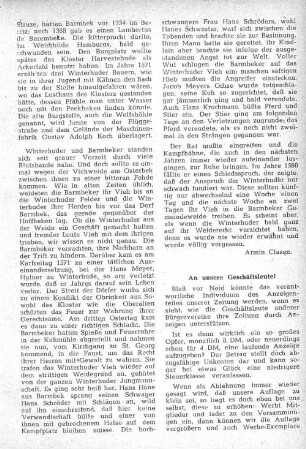 An unsere Geschäftsleute!