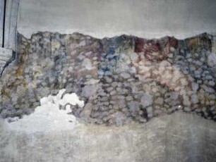 Wandmalerei im 3. Joch von Norden. — Feld 22: Geißelung Christi.