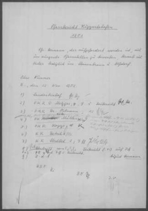 Ruppertshofen (Ostalbkreis) mit Nebenorten: Visitationsbericht mit Pfarrbericht 1951