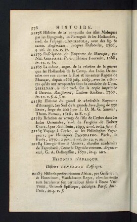 578-588, Histoire d´Afrique
