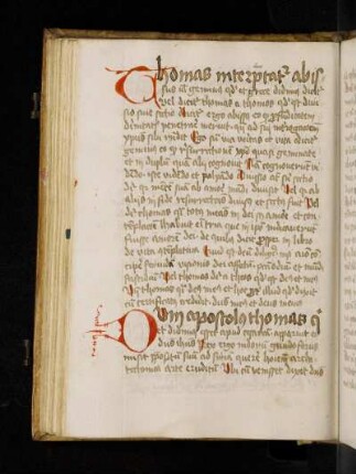 Jacobus de Voragine: Legenda aurea. Ex Lombardica historia de sancto Thoma apostolo