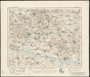 Bl. 313: Oschersleben, 1906 : 313 : Oschersleben. - Aufgenommen 1900, hrsg. 1905, einz. Nachtr. 1906. - Berlin , 1906. - 1 Kt. : mehrfarb.