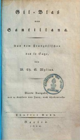Gil-Blas von Santillana, 5. Bd.