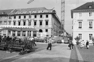 Auskernungsarbeiten im Innern der Dresdner Bank Zähringer Straße 41 am Marktplatz