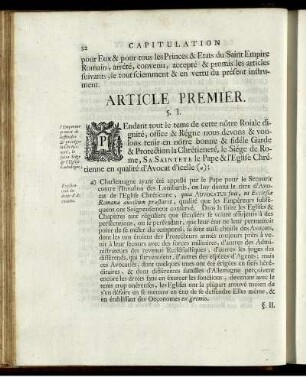 Article premier.