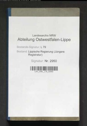 Verlegung der Friedhöfe aus den Ortschaften