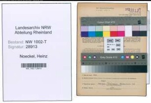 Entnazifizierung Heinz Noeckel , geb. 12.10.1914 (Techn.Angest.)