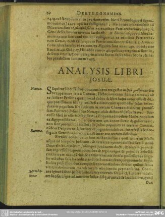 Analysis Libri Josuae