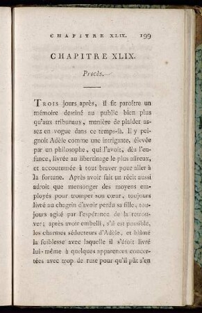 Chapitre XLIX. Procès.