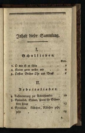 Inhalt dieser Sammlung