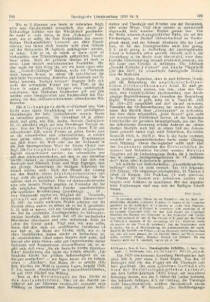 162-165 [Rezension] Theologische Aufsätze; 2