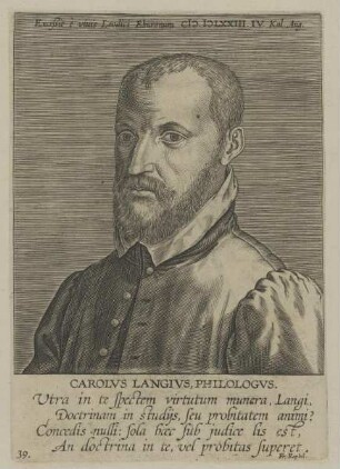 Bildnis des Carolus Langius