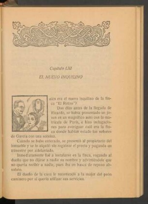 Capítulo LXI - El nuevo inquilino