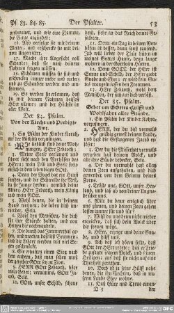 Der 84. Psalm. Von der Kirche und Predigt-Amt