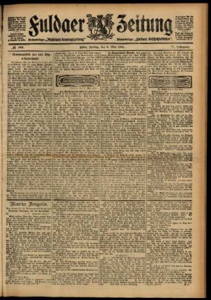 Ausgabe vom Freitag, den 06. Mai 1904.