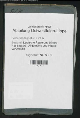 Feuerpolizei im Amt Varenholz, Vogtei Langenholzhausen, Bd. 4