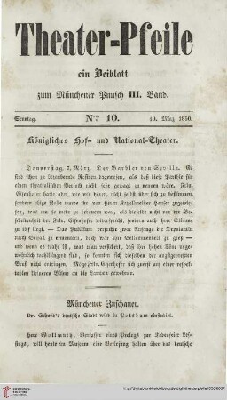 Nro. 10 (10. März 1850)