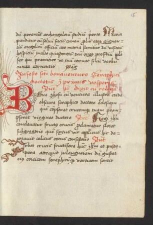 Officium in festo sancti Bonaventurae