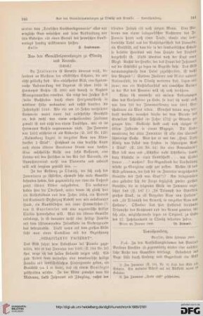 Aus den Gemäldesammlungen zu Olmütz und Kremfir