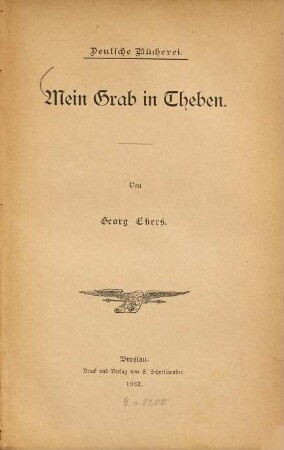 Mein Grab in Theben