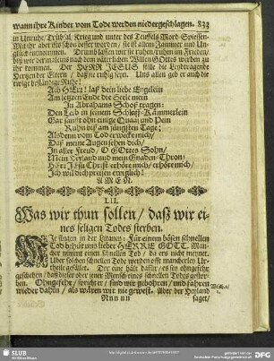 LII. Was wir thun sollen, dasz wir eines seligen Todes sterben