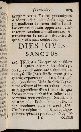 203-325, Dies Jovis Sanctus.