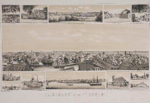 PANORAMA VON ITZEHOE.