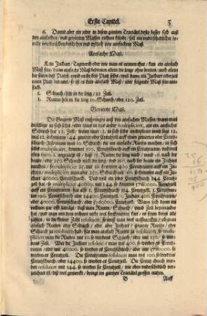 Ein begründter vnd verständiger Bericht, Von dem Feldmessen : Wie man Aecker, Wisen, Gärten, Höltzer, Weyer, vnd andere Grundstuck, jhrer grösse nach, vnd wievil deren jedes Jucharten, Rueten vnd Schuech aigentlich in sich halte, messen, auch dieselbige in etliche gleiche oder vngleiche Thail abthailen soll ; Deßgleichen, wie solche Gründ, nach jhr jedes Form vnd Gestalt, in den Grund gelegt, dem verjüngten Maß nach, auffgerissen, vnd folgends auff dem Pappier leichtlicher als zu Feld mögen gemessen werden ; Jtem, wie man die weite von einem Orth zum anderen, als zwischen Stätt, Schlösser, Dörffer vnd anders messen, auch derselben Reuier, vnd wie sie zu Land gelegen, auff das Pappier reissen soll ; Mit einem kurtzen vnderricht, wie man dise Messerey an allen Orthen leichtlich brauchen künde