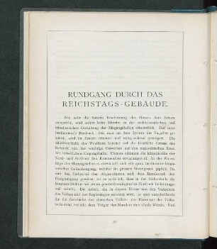 Rundgang durch das Reichstags-Gebäude