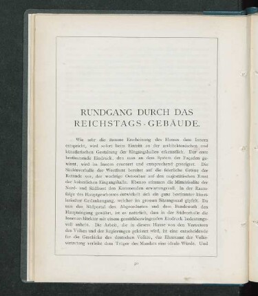 Rundgang durch das Reichstags-Gebäude