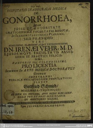 De gonorrhoea