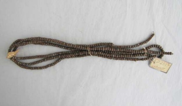 Necklace made from iron beads