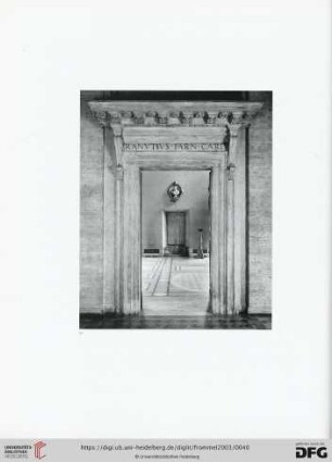 La porta ionica nel Rinascimento