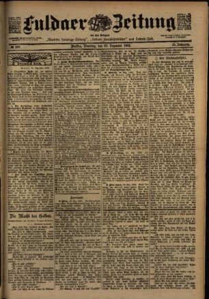 Ausgabe vom Dienstag, den 30. Dezember 1902.