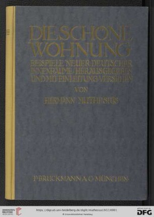 Die schöne Wohnung : Beispiele neuer deutscher Innenräume