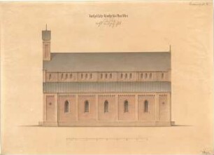 Stengel, Georg von; Neu-Ulm; Kath. Kirche - Aufriss