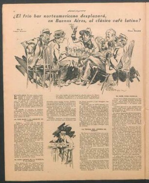 ¿El frío bar norteamericano desplazará, en Buenos Aires, al clásico café latino?