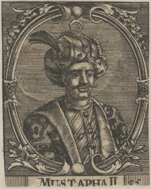 Bildnis von Mustapha II., Sultan des Osmanischen Reiches