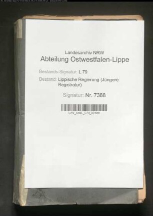 Öffentliche Gebäude im Baukreis Blomberg / Amt Schieder - Band 1. - Amtshaus und Gefangenenhaus Schieder. - Chausseehaus Nessenberg