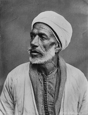 Arabischer Professor : Ägypten. Portrait eines arabischen Professors, 1900/1940